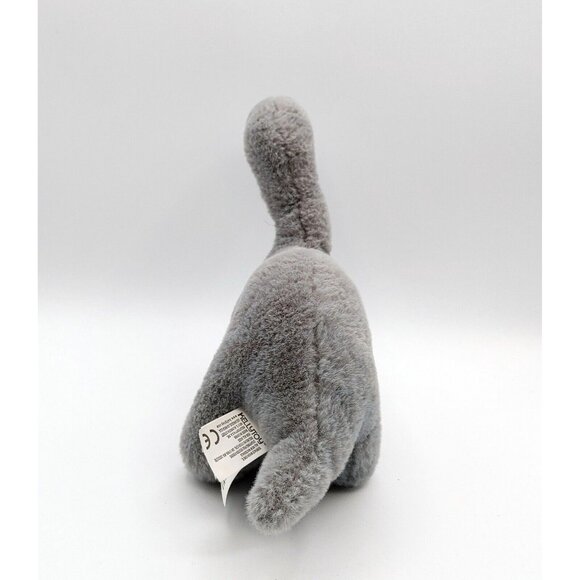 Kelly Toy BABY Gray BRONTOSAURUS DINOSAUR RATTLE Plush Cuddle Plush 12" - Picture 3 of 4